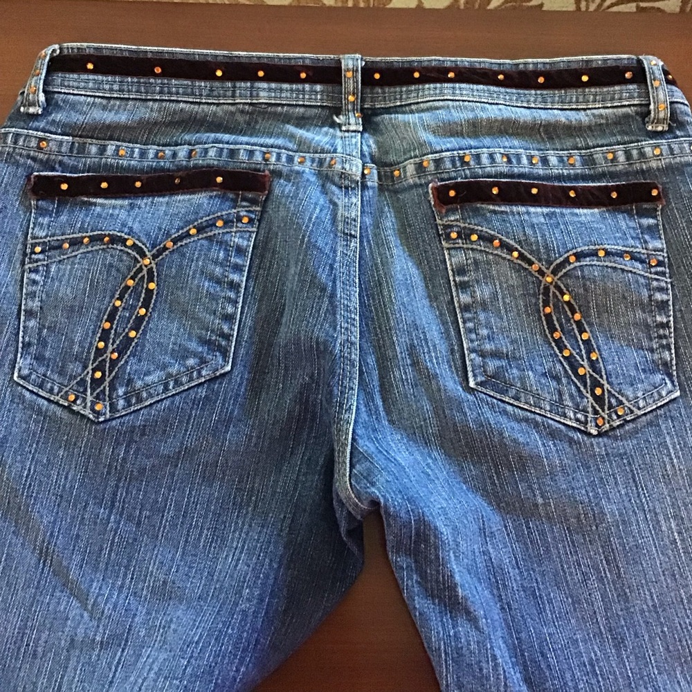 Lady Dutch Gemmed Jeans Blue Women’s Small